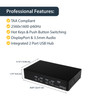 StarTech.com 4 Port USB DisplayPort KVM Switch with Audio SV431DPUA