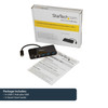 StarTech.com USB-C to Ethernet Adapter with 3-Port USB 3.0 Hub and Power Delivery US1GC303APD