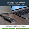 Startech.Com M.2 Ssd Enclosure For M.2 Sata Ssds - Usb 3.1 (10Gbps) With Usb-C Cable Sm21Bmu31C3