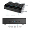 StarTech.com USB 3.0 / eSATA 6-Bay Hard Drive Duplicator Dock - 1:5 HDD / SSD Cloner and Eraser SATDOCK5U3ER