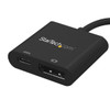 StarTech.com USB C to DisplayPort Adapter with Power Delivery - 4K 60Hz HBR2 - USB Type-C to DP 1.2 Monitor Video Converter w/ Charging - 60W PD Pass-Through - Thunderbolt 3 Compatible CDP2DPUCP