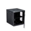 StarTech.com 12U 19" Wall Mount Network Cabinet - 20" Deep 4 Post Hinged Locking IT Computer Equipment Enclosure w/Shelf - Flexible Vented Switch Depth Data Rack Cisco 3850, 2960 Series RK1224WALHM