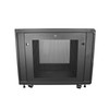 Startech.Com 12U Server Rack Cabinet - 4-Post Adjustable Depth (2" To 30") Network Equipment Rack Enclosure W/Casters/Cable Management/Shelf /Locking Dell Poweredge Hp Proliant Thinkserver Rk1233Bkm