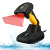 Adesso NuScan 5200TR - 2.4GHz RF Wireless Antimicrobial &amp; Waterproof 2D Barcode Scanner NUSCAN 5200TR