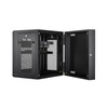 Startech.Com 12U 19" Wall Mount Network Cabinet - 16" Deep Hinged Locking It Network Switch Depth Enclosure - Vented Computer Equipment Data Rack W/Shelf & Flexible Side Panels - Assembled Rk12Walhm