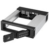Startech.Com 5.25 To 3.5 Hard Drive Hot Swap Bay - For 3.5" Sata/Sas Drives - Trayless - Aluminum Hsb1Satsasba