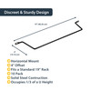 StarTech.com Horizontal Cable Lacing Bars with 4 in. Offset for Racks - 10 Pack CMLB104