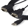Startech.Com 2 Port Ftdi Usb To Serial Rs232 Adapter Cable With Com Retention Icusb2322F