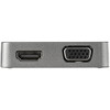 StarTech.com USB-C Multiport Adapter - USB 3.1 Gen 2 Type-C Mini Dock - USB-C to 4K HDMI or 1080p VGA Video - 10Gbps USB-A USB-C, GbE - Portable Travel Laptop Dock - Works w/Thunderbolt 3 DKT31CHVL