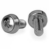 StarTech.com 12-24 Server Rack Screws - 50 pack - Nickel-Plated CABSCRWS1224