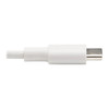 Tripp Lite USB-C Sync / Charge Cable with Lightning Connector - M/M, USB 2.0, White, 3 ft. (0.9 m) M102-003-WH