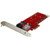 StarTech.com 2x M.2 NGFF SSD RAID Controller Card plus 2x SATA III Ports - PCIe PEXM2SAT3422