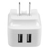 Startech.Com Dual-Port Usb Wall Charger - International Travel - 17W/3.4A - White Usb2Pacwh