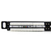 StarTech.com 24 Port 0.5U Cat5e Patch Panel - RJ45 Ethernet Rackmount Cat 5e 110 Patch Panel PANELHU24