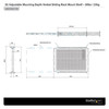 StarTech.com 2U Adjustable Mounting Depth Vented Sliding Rack Mount Shelf – 50lbs / 22.7kg UNISLDSHF19