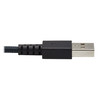 Tripp Lite Heavy-Duty USB-A to USB Micro-B Cable - M/M, USB 2.0, UHMWPE and Aramid Fibers, Grey, 1.8 m U050-006-GY-MAX