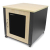 StarTech.com 12U Rack Enclosure Server Cabinet - 21.5 in. Deep - Quiet - Wood Finish RKQMCAB12V2