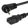 StarTech.com Power Cord - Right-Angle NEMA 5-15P to C13 - 10 ft. PXTR10110