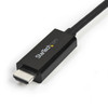 Startech.Com 10Ft (3M) Mini Displayport To Hdmi Cable - 4K 30Hz Video - Mdp To Hdmi Adapter Cable - Mini Dp Or Thunderbolt 1/2 Mac/Pc To Hdmi Monitor/Display - Mdp To Hdmi Converter Cord Mdp2Hdmm3Mb