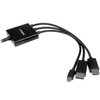 StarTech.com HDMI, DisplayPort or Mini DisplayPort to HDMI Converter Cable - 2 m (6 ft.) DPMDPHD2HD