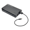 Tripp Lite Portable Charger - 2x USB-A, 10,000mAh Power Bank, Lithium-Ion, LED Flashlight, Black UPB-10K0-2U