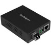 StarTech.com Gigabit Ethernet Fiber Media Converter - Compact - 850nm MM LC - 550m MCM1110MMLC