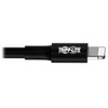 Tripp Lite USB Sync / Charge Cable with Lightning Connector iPhone iPod iPad - Black, 25.4 cm (10-in.) M100-10N-BK