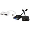 Startech.Com Travel A/V Adapter: 2-In-1 Mini Displayport To Hdmi Or Vga Converter - White Mdp2Hdvgaw