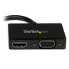Startech.Com Travel A/V Adapter: 2-In-1 Mini Displayport To Hdmi Or Vga Converter Mdp2Hdvga