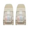 Tripp Lite Cat5e / Cat5 350MHz Molded UTP Patch Cable (RJ45 M/M), White, 0.31 m N002-001-WH