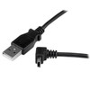 StarTech.com 1m Mini USB Cable - A to Up Angle Mini B USBAMB1MU