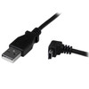 StarTech.com 2m Mini USB Cable - A to Down Angle Mini B USBAMB2MD