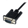 Startech.Com 1M Black Db9 Rs232 Serial Null Modem Cable F/M Scnm9Fm1Mbk