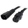 Startech.Com 3 Ft 14 Awg Computer Power Cord - Iec C14 To Iec C15 Pxtc14C153