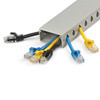 Startech.Com Cable Management Raceway W/Parallel Slots 78In - Network Cable Hider Kit - Slotted Wall Wire Duct System - Cord Concealer Channel - Surface Mount Wiring Channel Pvc Ul Rated Cbmwd5025