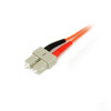 StarTech.com Fiber Optic Cable - Multimode Duplex 50/125 - LSZH - LC/SC - 2 m 50FIBLCSC2