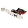 StarTech.com 2 port PCI Express SuperSpeed USB 3.0 Card with UASP Support - 1 Internal 1 External PEXUSB3S11