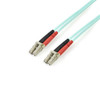 Startech.Com Aqua Om4 Duplex Multimode Fiber Optic Cable - 100 Gb - 50/125 - Lszh - Lc/Lc - 3 M 450Fblclc3