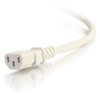 C2G 17485 power cable White 0.6 m C14 coupler C13 coupler 17485