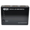 Tripp Lite 3-Port HDMI Mini Switch for Video and Audio, 4K x 2K UHD @ 24/30 Hz (HDMI F/3xF) with Remote Control B119-003-UHD-MN