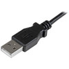 StarTech.com Micro-USB Charge-and-Sync Cable M/M - Right-Angle Micro-USB - 30/24 AWG - 1 m (3 ft.) USBAUB1MRA