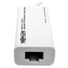 Tripp Lite USB 3.1 Gen 1 USB Type-C (USB-C) to Gigabit Ethernet NIC Network Adapter, 10/100/1000 Mbps, White U436-06N-GBW