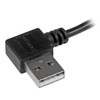 StarTech.com Micro-USB Cable with Right-Angled Connectors - M/M - 2m (6ft) USB2AUB2RA2M