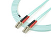 StarTech.com Fiber Optic Cable - 10 Gb Aqua - Multimode Duplex 50/125 - LSZH - LC/LC - 3 m A50FBLCLC3