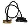 StarTech.com 2 Port SuperSpeed Mini PCI Express USB 3.0 Adapter Card w/ Bracket Kit and UASP Support MPEXUSB3S22B