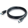 C2G 2m USB 3.0 A Male to B Male Cable USB cable USB B Black 54174