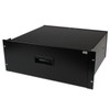 StarTech.com 4U Black Steel Storage Drawer for 19in Racks and Cabinets 4UDRAWER
