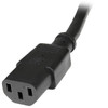 Startech.Com 6 Ft 14 Awg Computer Power Cord Extension - C14 To C13 Pxt100146