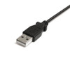 StarTech.com 3 ft Mini USB Cable - A to Left Angle Mini B USB2HABM3LA