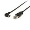 StarTech.com 3 ft Mini USB Cable - A to Right Angle Mini B USB2HABM3RA